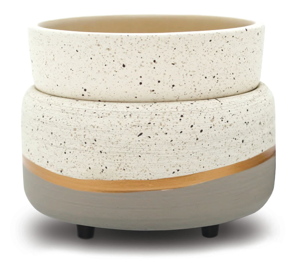 Ivory & Gold - Wax Warmer for Scented Wax Melts