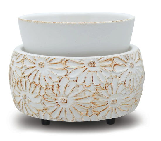 Modern Floral - Wax Warmer for Scented Wax Melts