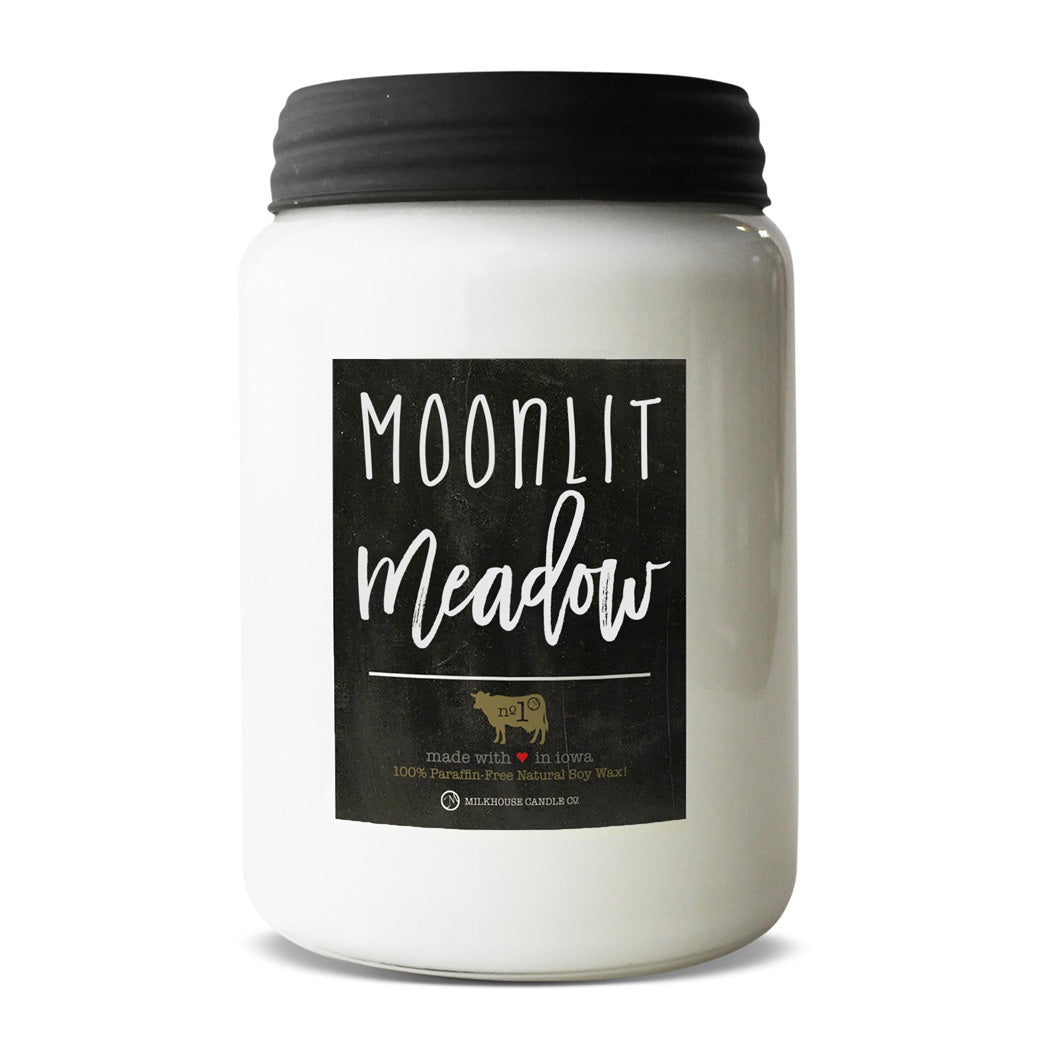 Moonlit Meadow 26oz Farmhouse Jar Candle by Milkhouse Candle Co.