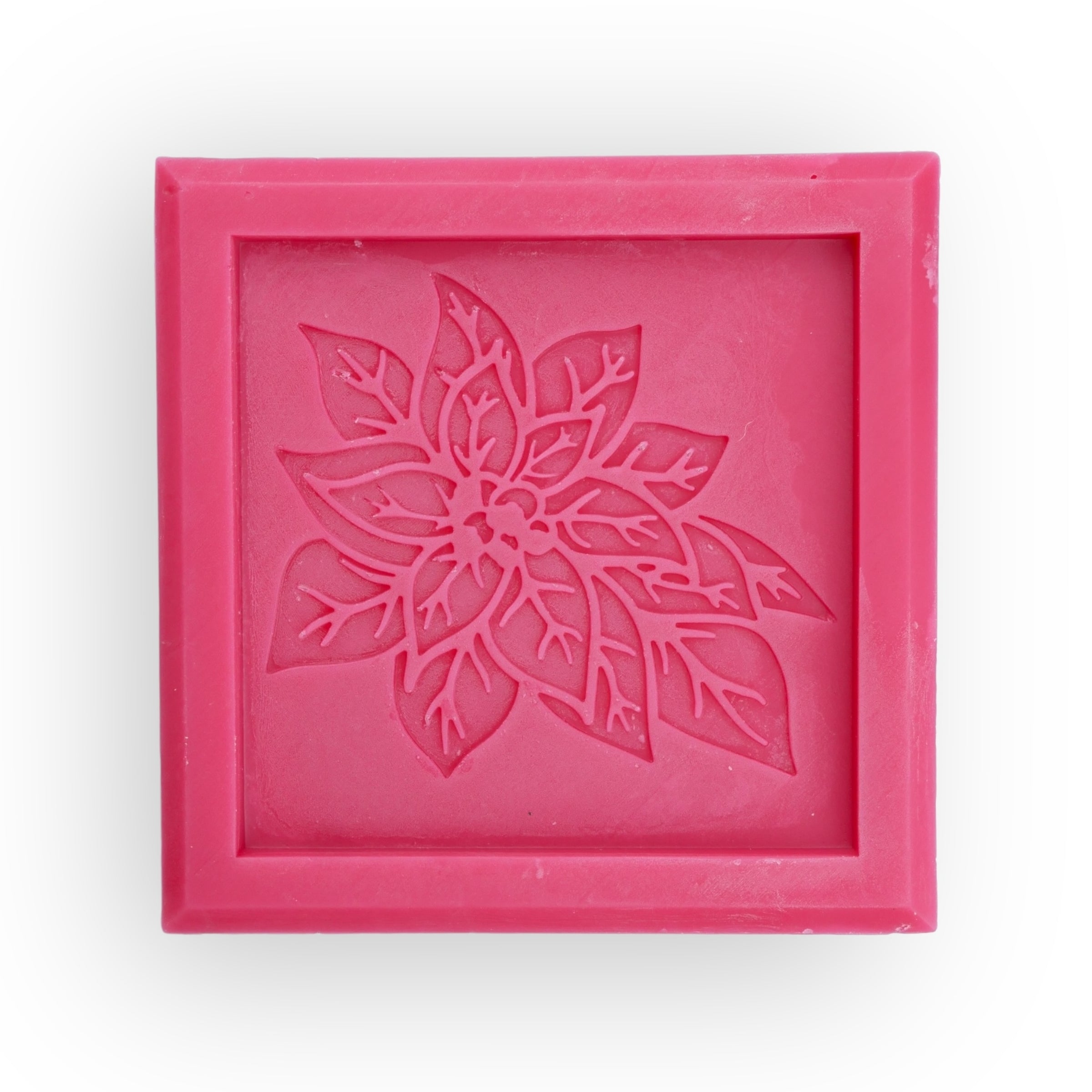 Peppermint Scented Wax Square (Poinsettia)