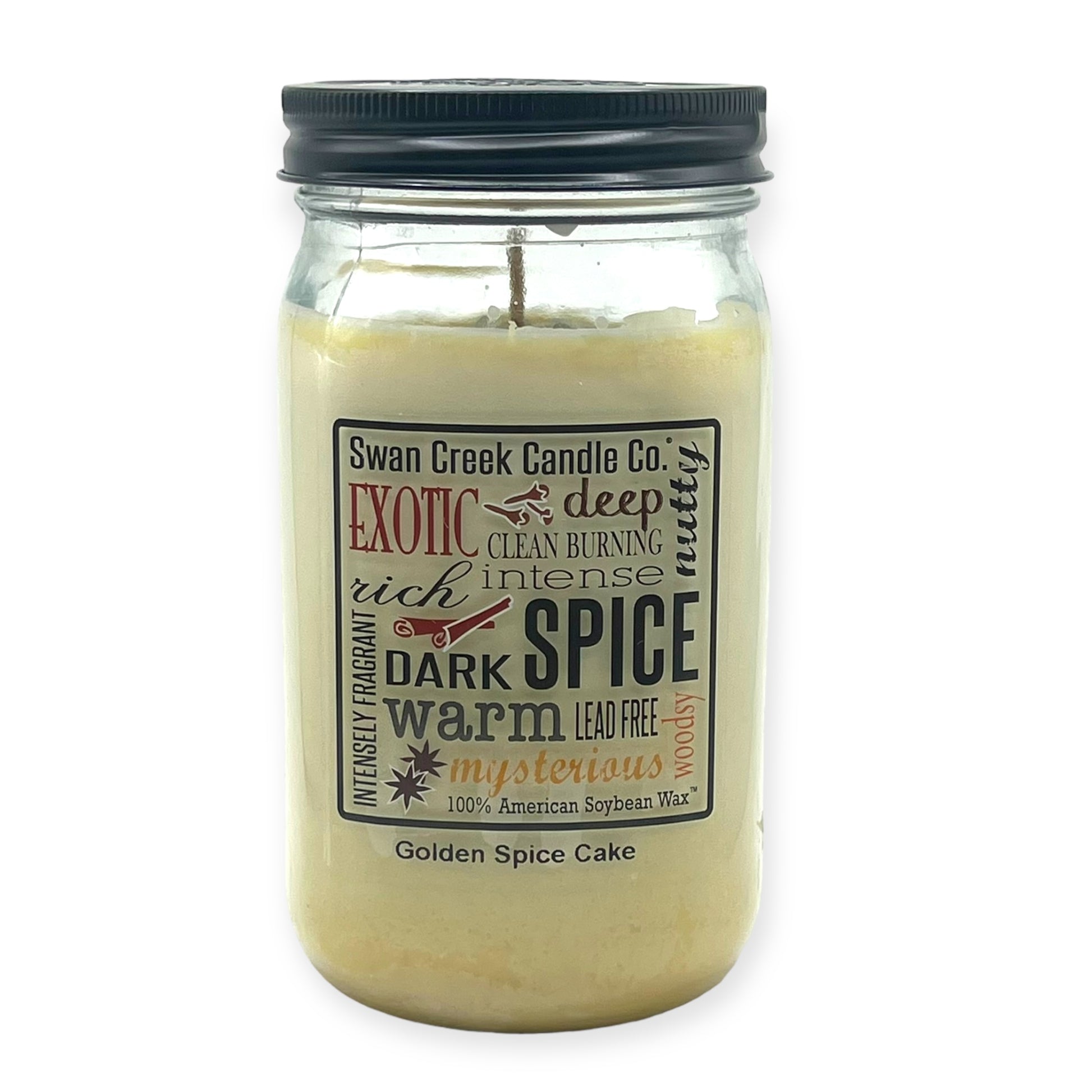 Golden Spice Cake 24oz Pantry Jar by Swan Creek Candle