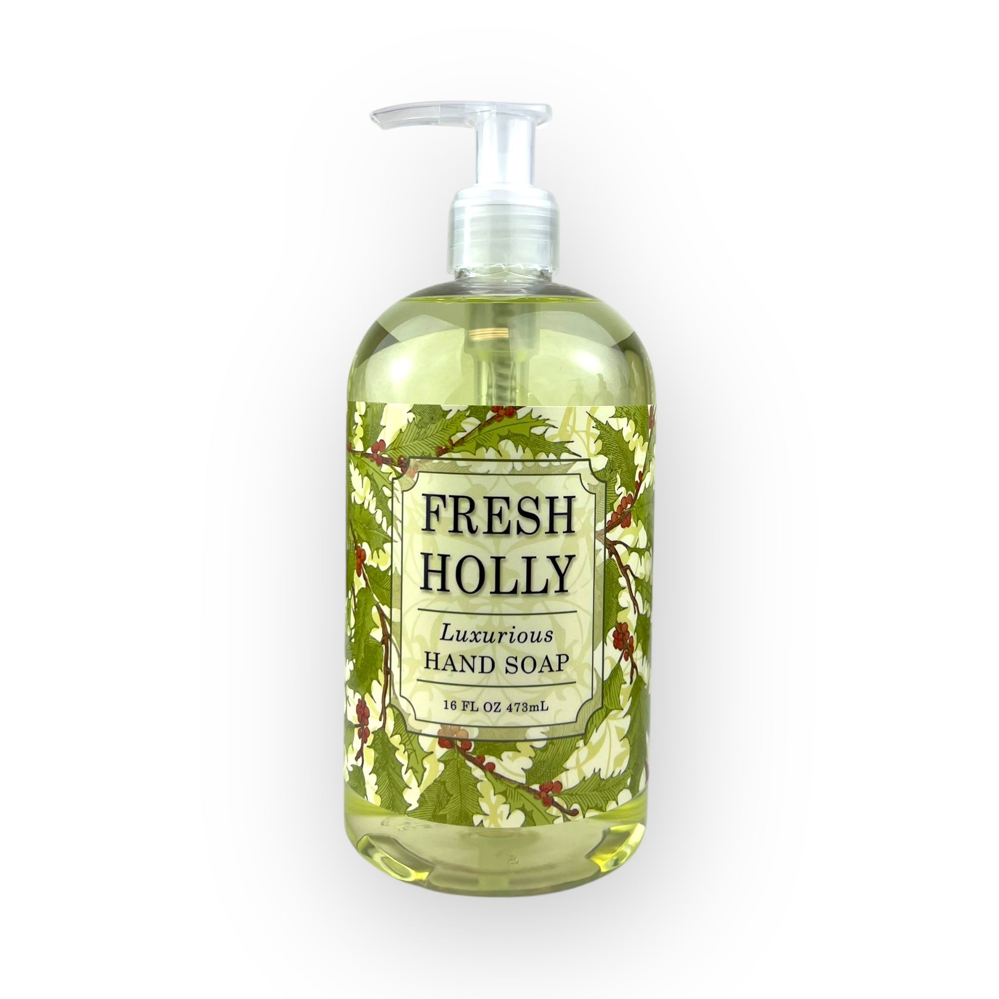 Fresh Holly Luxurious Hand Soap (16oz) by Greenwich Bay Trading Co.