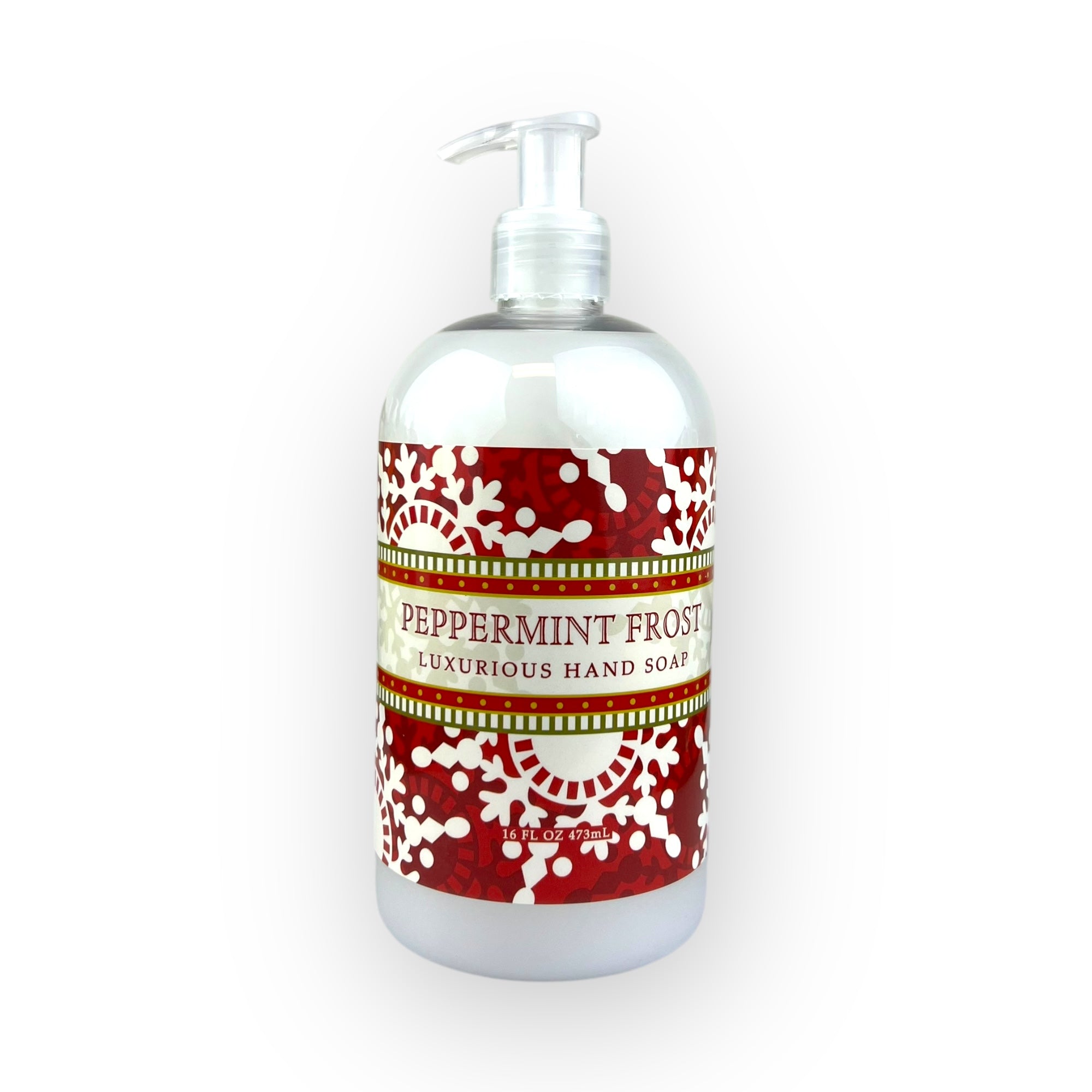 Peppermint Frost Luxurious Hand Soap (16oz) by Greenwich Bay Trading Co.