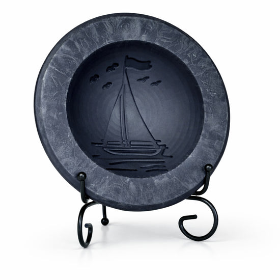 Sandalwood & Bourbon Scented Vessel - Sailboat