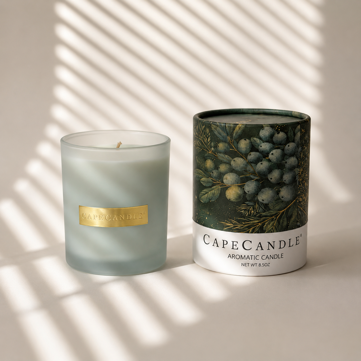 Bayberry Scented 8.5 oz Jar Candle by Cape Candle (Box of 6)