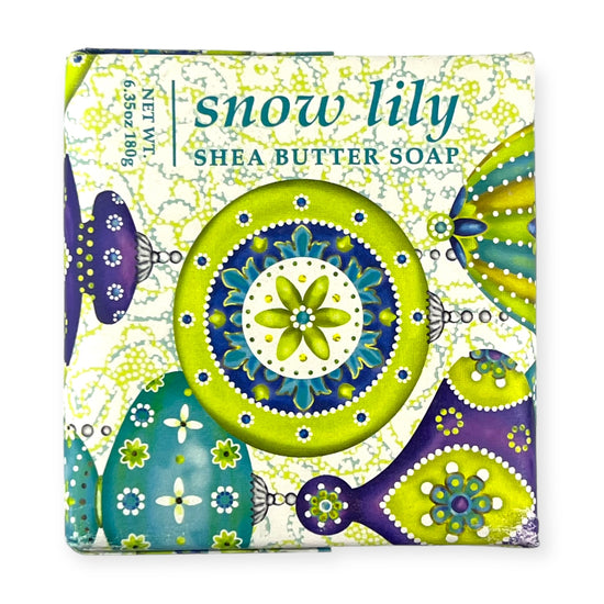 Snow Lily Shea Butter Spa Soap by Greenwich Bay Trading Co.