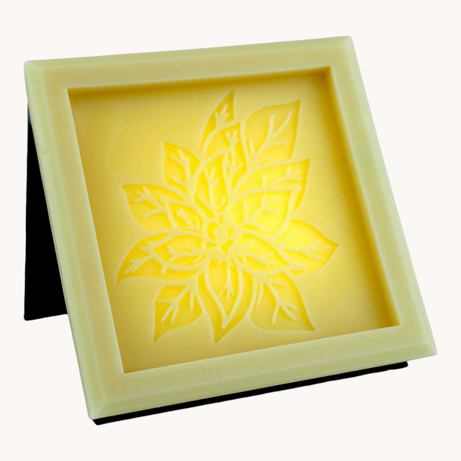 Spiced Vanilla Scented Wax Square (Poinsettia)