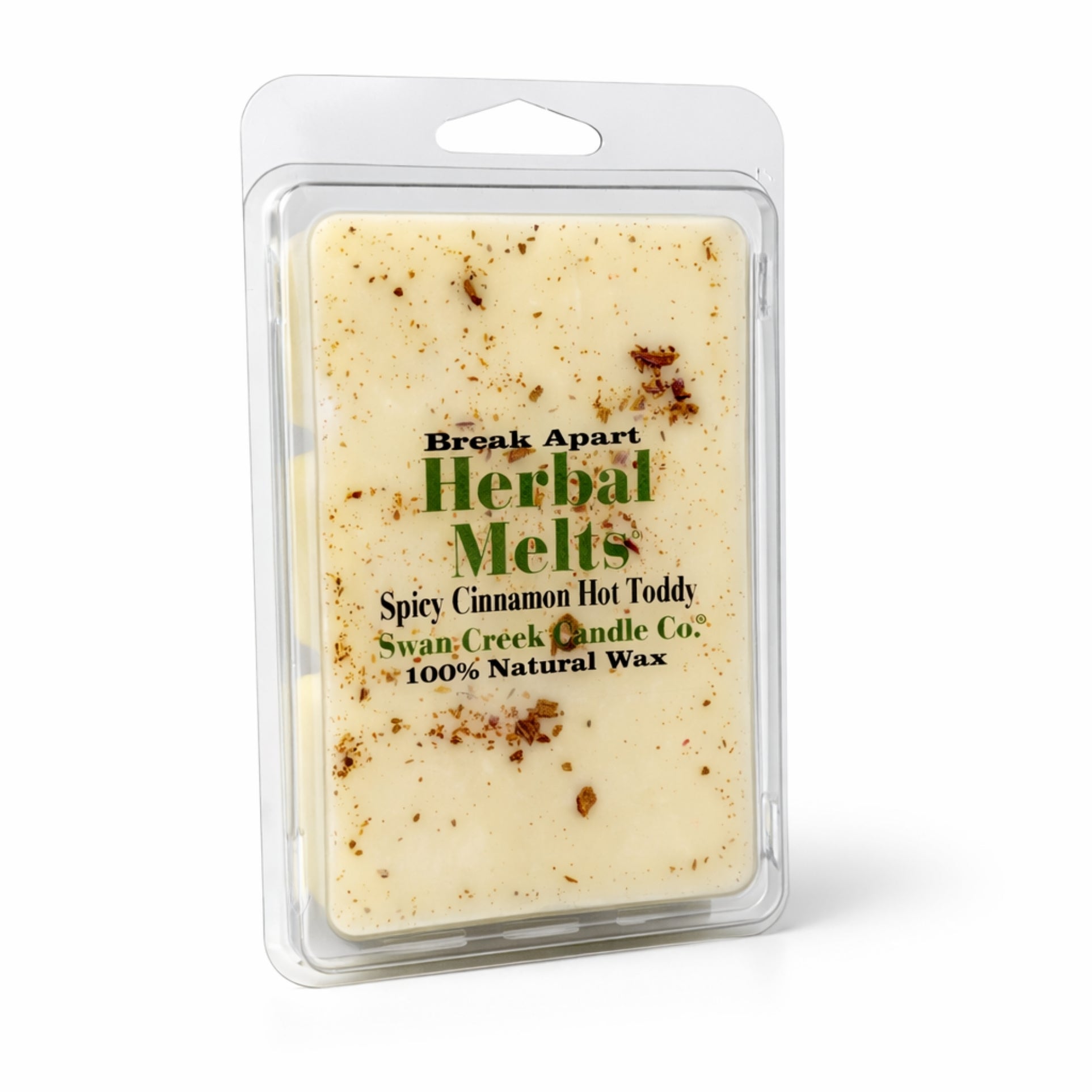 Herbal melts packaging with visible text on a white background