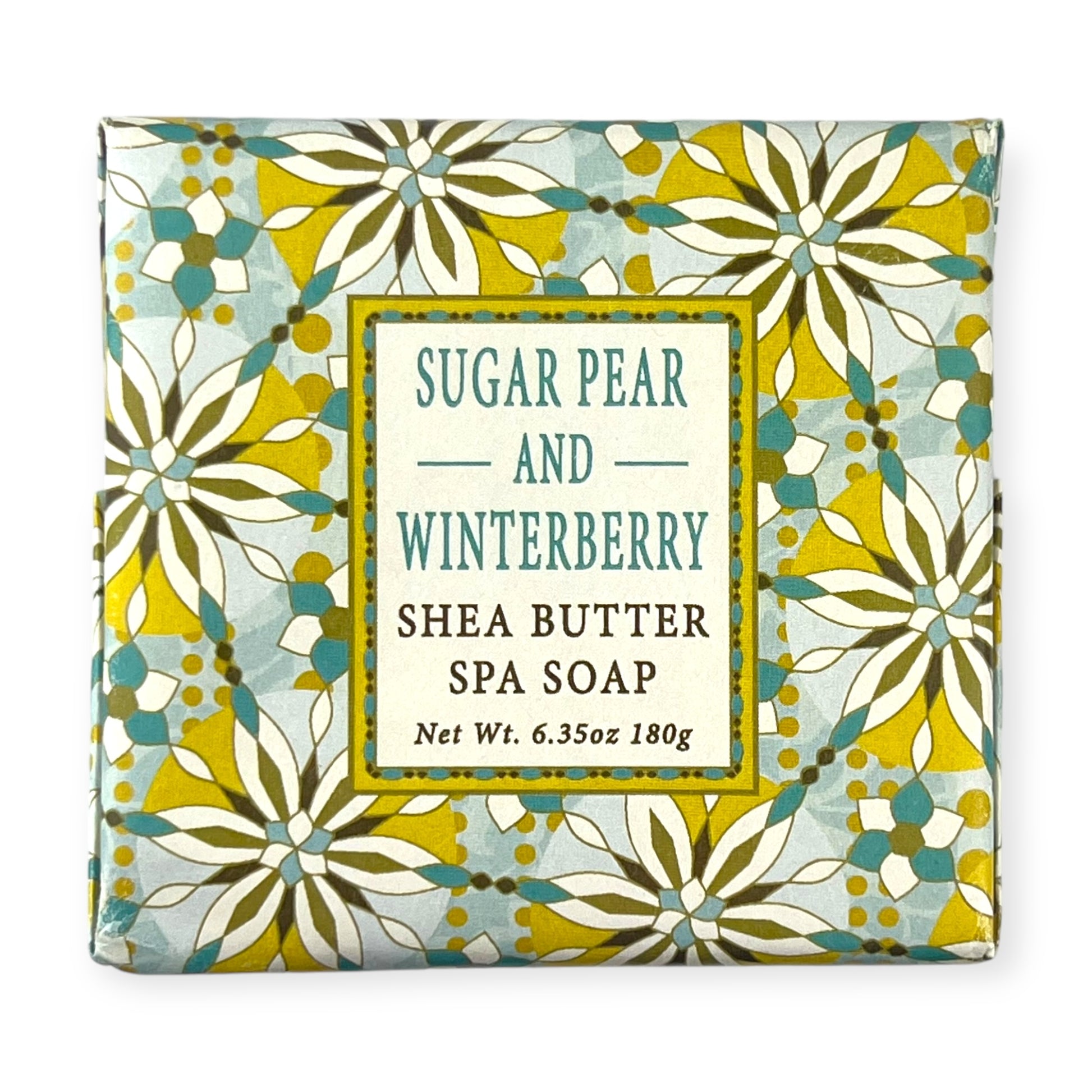 Sugar Pear & Winterberry Shea Butter Spa Soap by Greenwich Bay Trading Co.