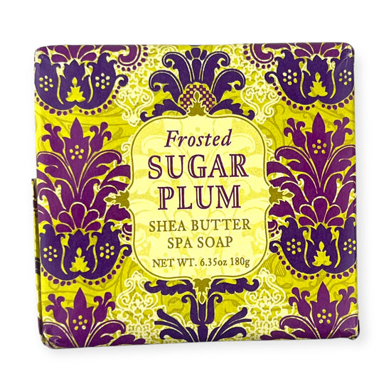 Frosted Sugar Plum Shea Butter Spa Soap by Greenwich Bay Trading Co.