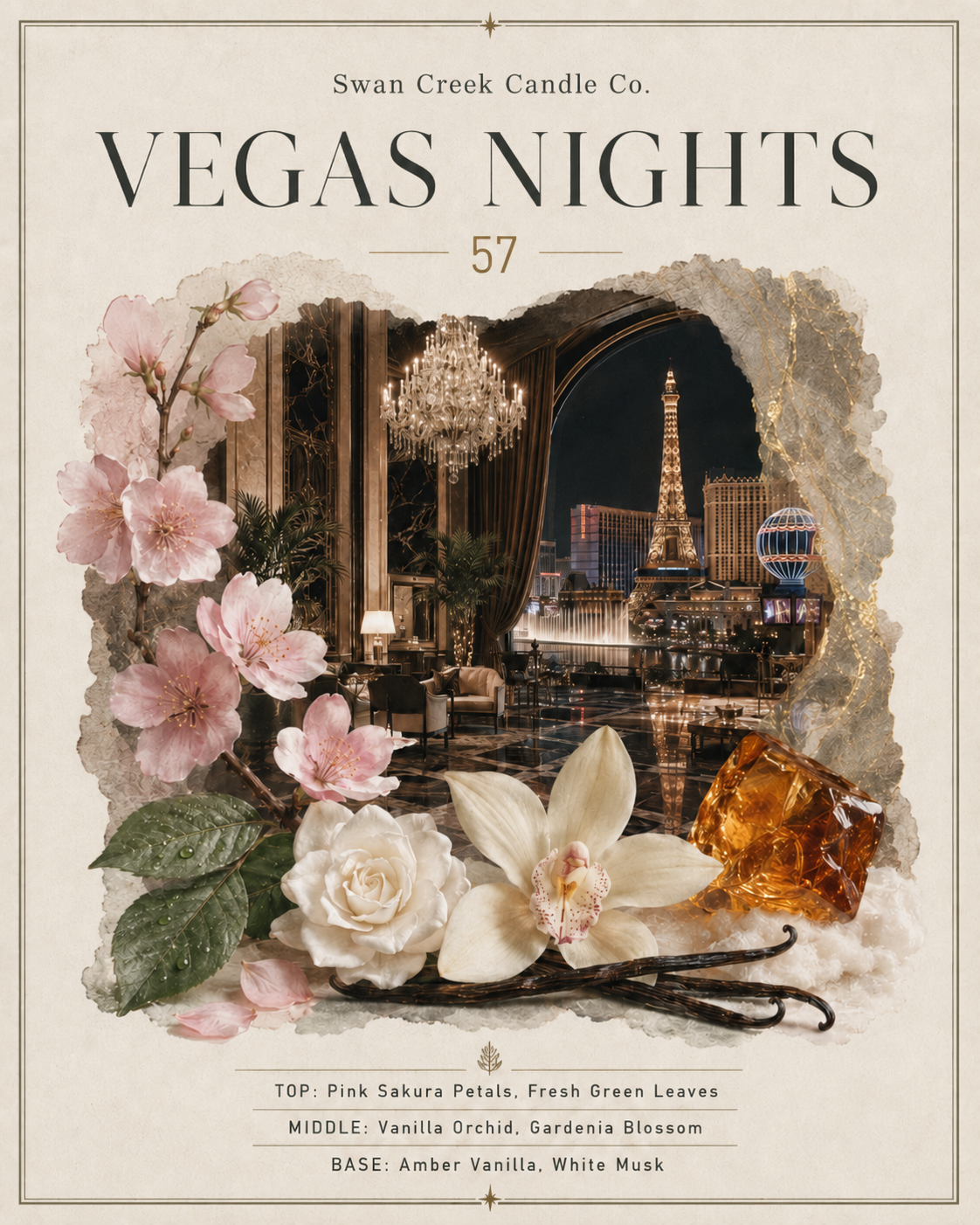 Vegas Nights Timeless Jar Soy Candle