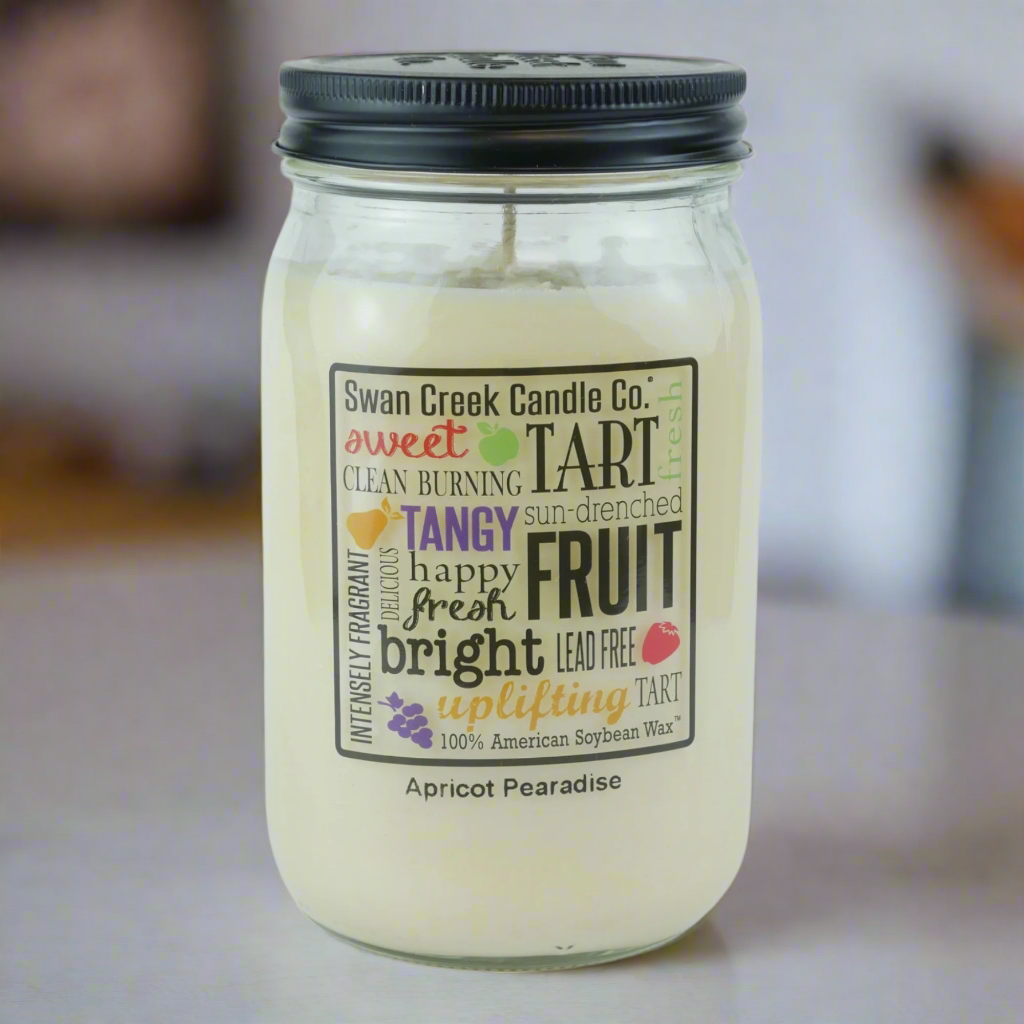 Apricot Pearadise 24oz Pantry Jar by Swan Creek Candle