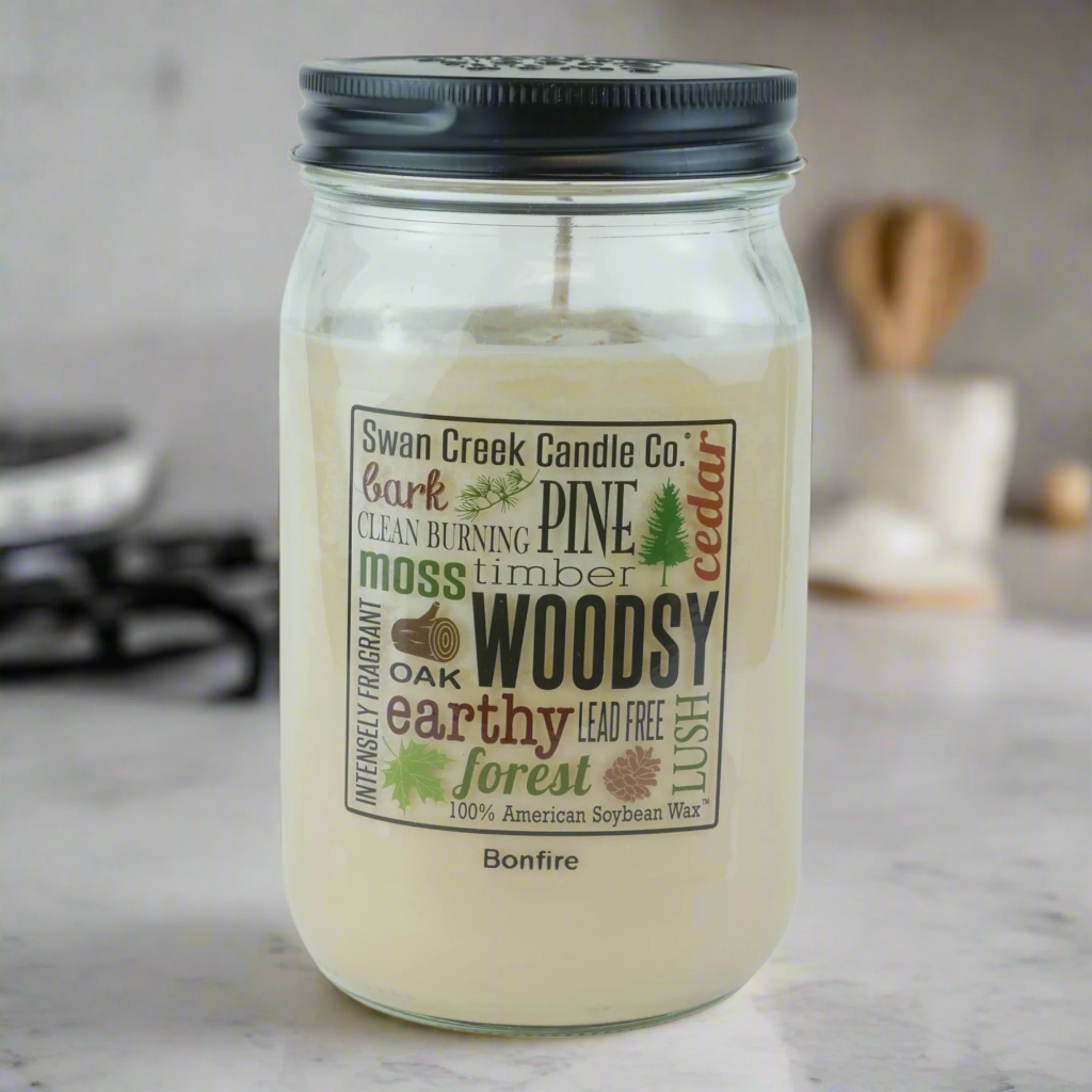 Bonfire 24oz Pantry Jar by Swan Creek Candle