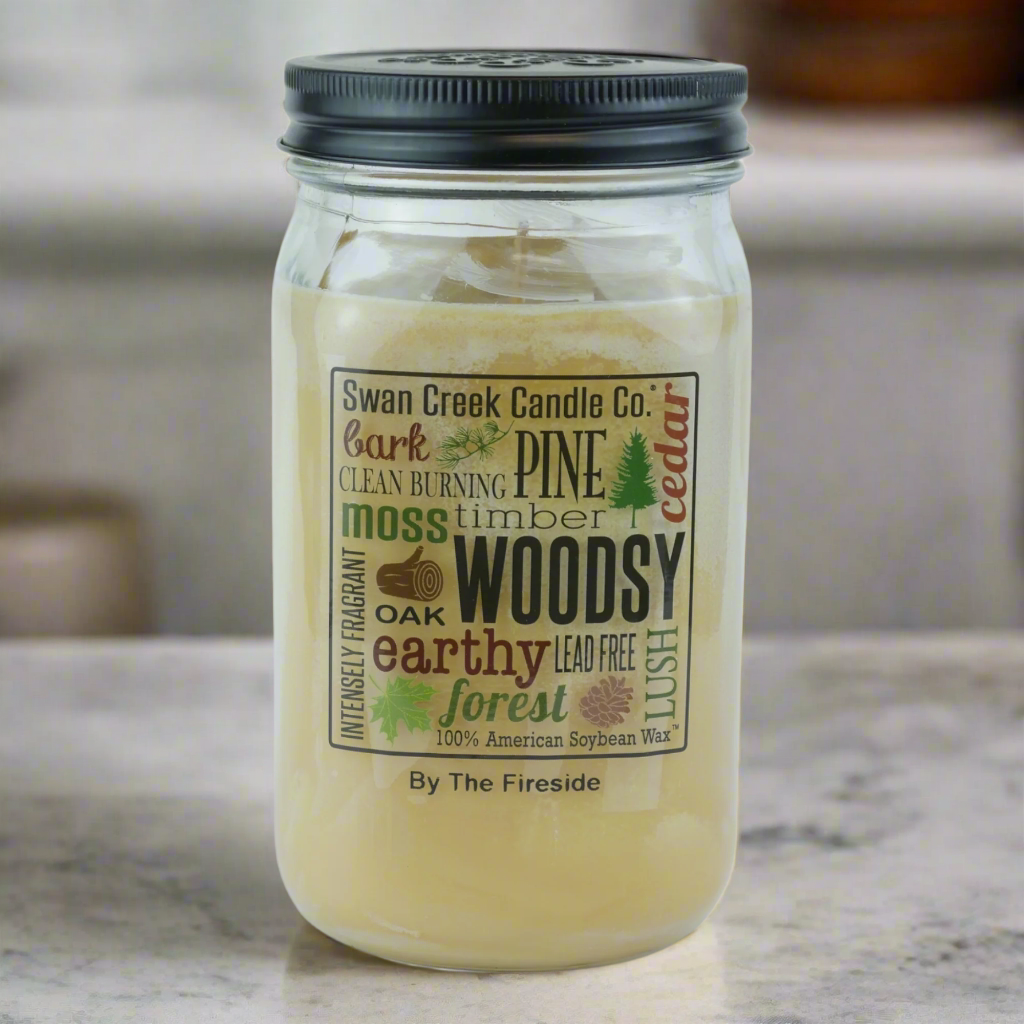 By The Fireside 24oz Pantry Jar by Swan Creek Candle