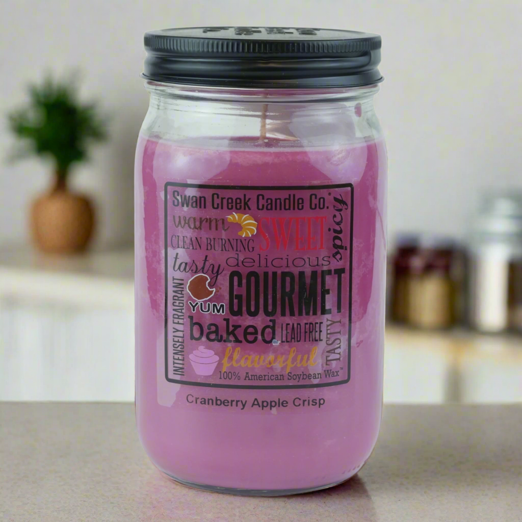 Cranberry Apple Crisp Pantry Jar Soy Candle