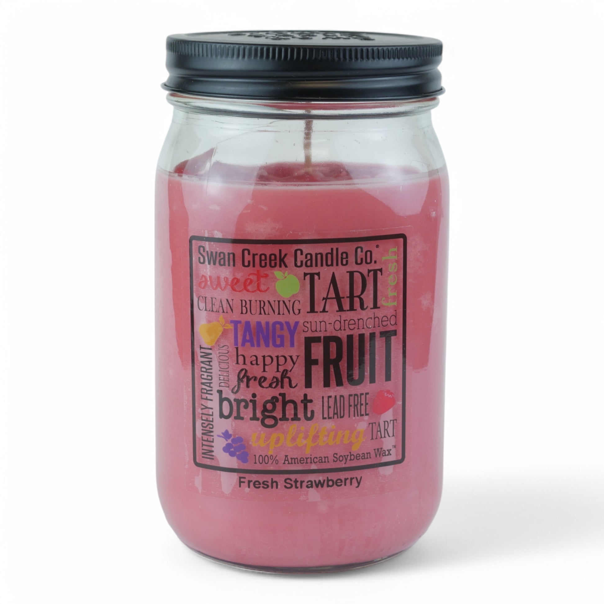 Fresh Strawberry 24oz Pantry Jar by Swan Creek Candle