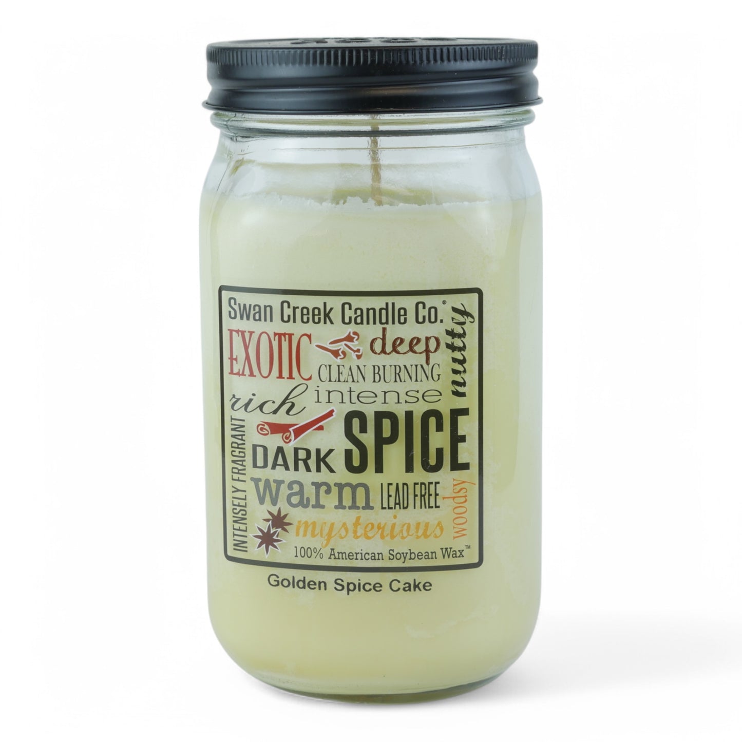 Golden Spice Cake 24oz Pantry Jar by Swan Creek Candle