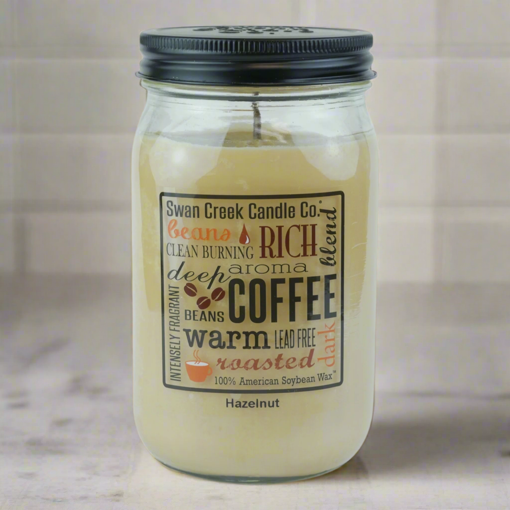 Hazelnut 24oz Pantry Jar by Swan Creek Candle