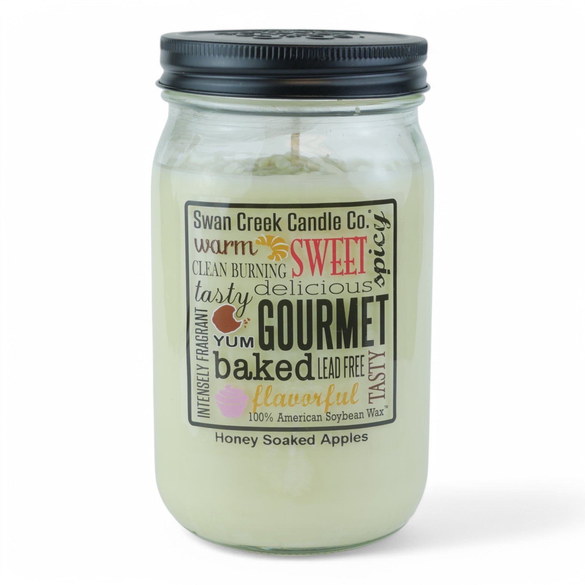 Honey Soaked Apples 24oz Pantry Jar by Swan Creek Candle