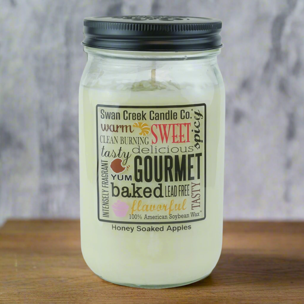 Honey Soaked Apples 24oz Pantry Jar by Swan Creek Candle