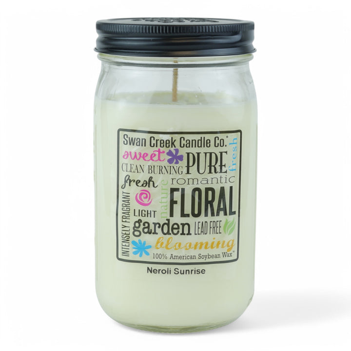 Neroli Sunrise 24oz Pantry Jar by Swan Creek Candle