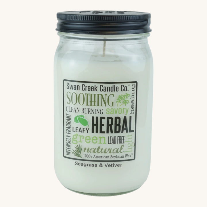 Seagrass & Vetiver Soy Wax Candle