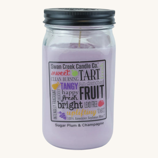 Sugar Plum & Champagne Soy Wax Candle