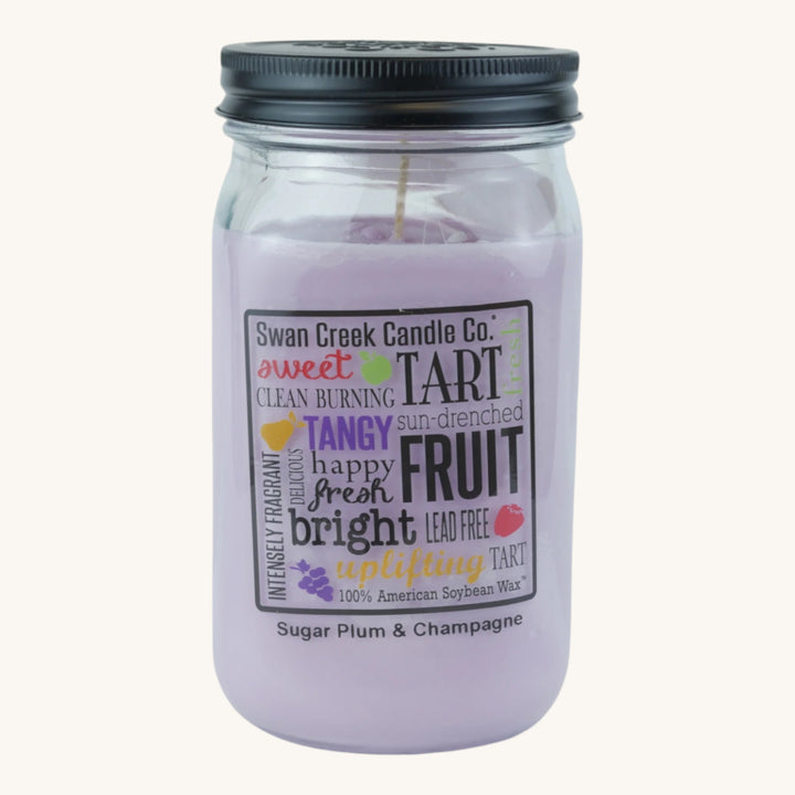 Sugar Plum & Champagne Soy Wax Candle