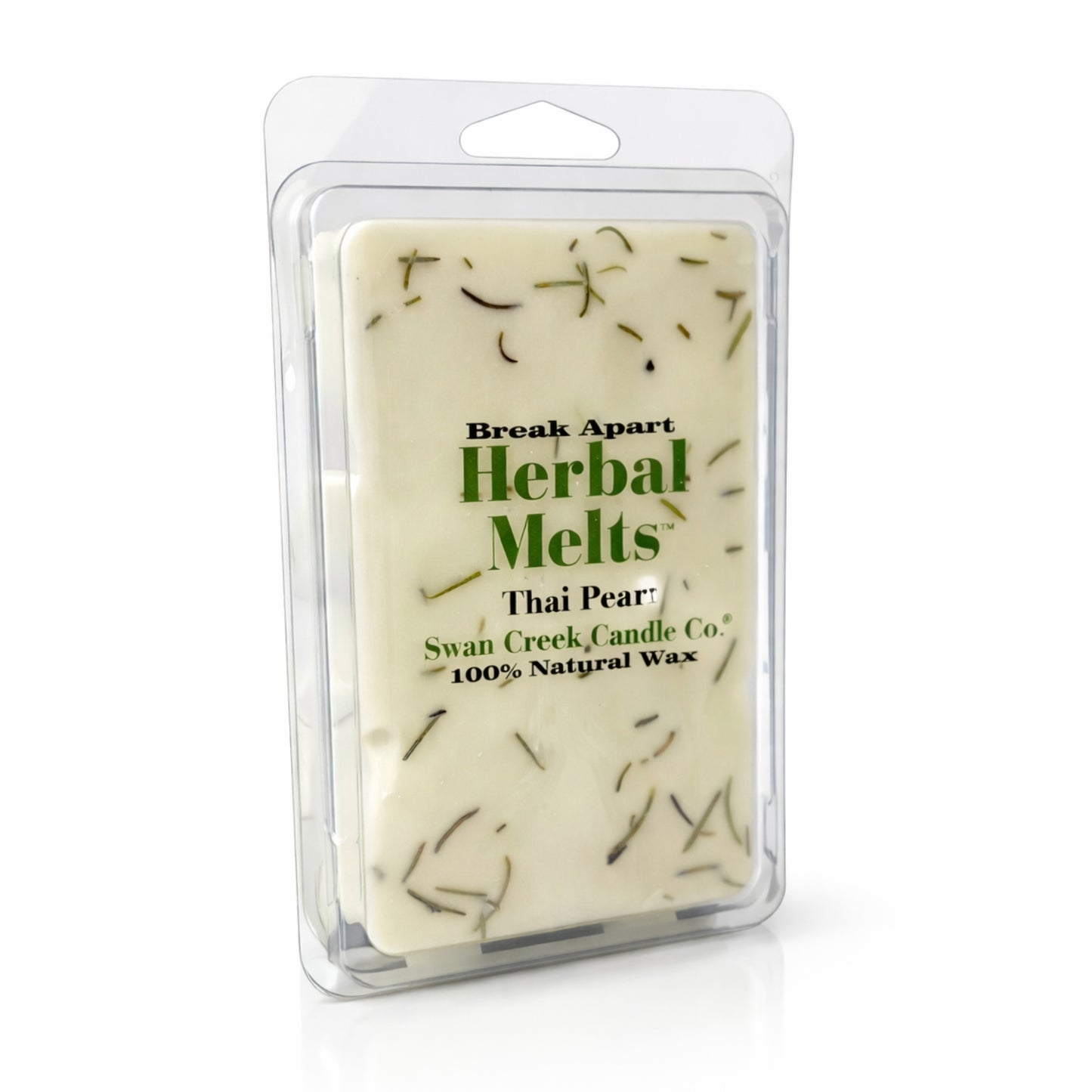Herbal melts packaging with visible text on a white background