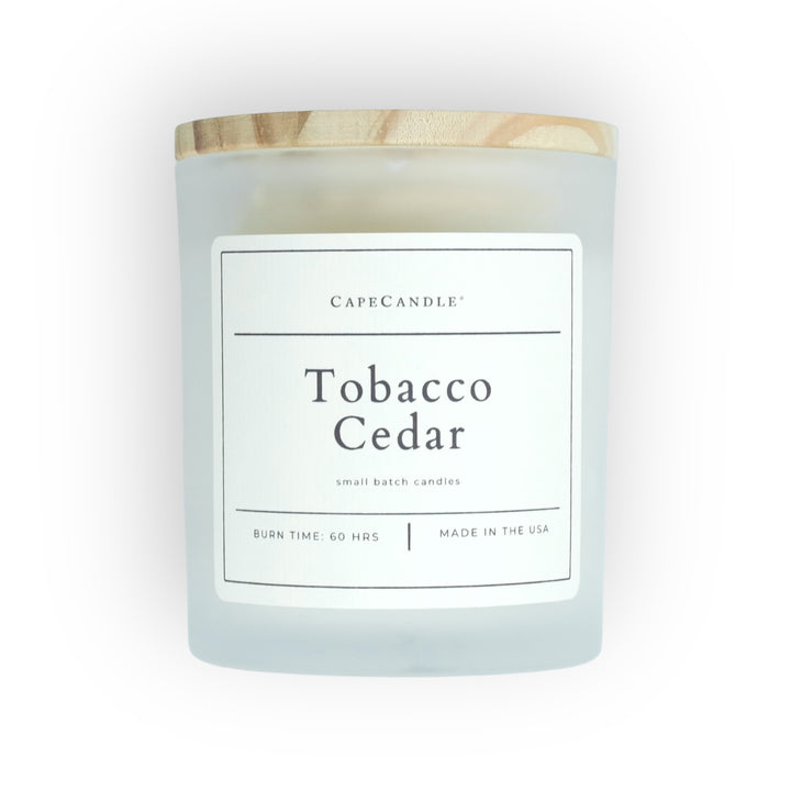 Tobacco & Cedarwood Small Batch Poured Candle