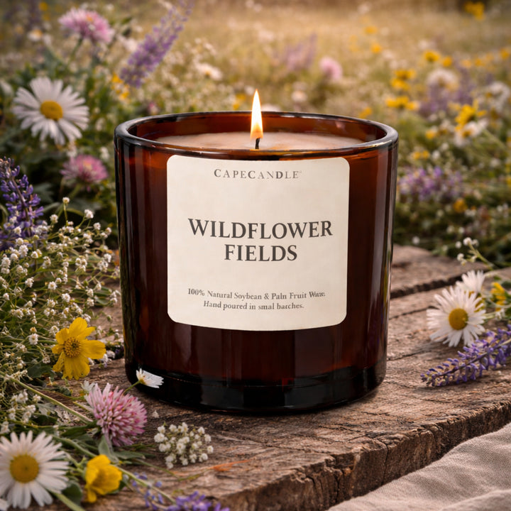 Wildflower Fields Amber Jar Candle