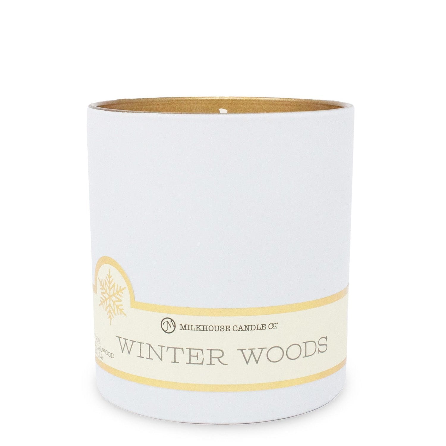 Winter Woods 8oz Limited Edition Jar Candle by Milkhouse Candle Co.