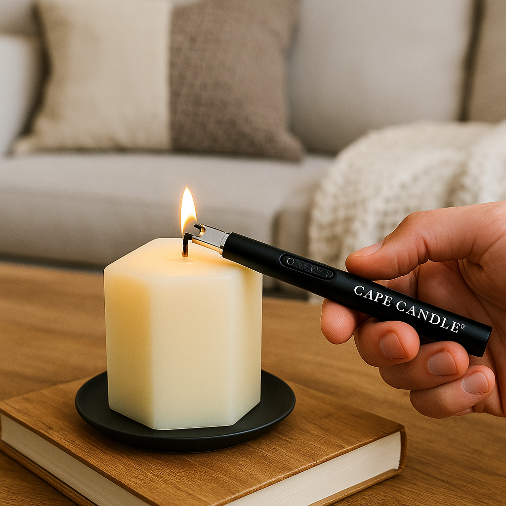 Electric Candle Lighter – Rechargeable USB Flameless Arc, Windproof, Safe & Eco-Friendly