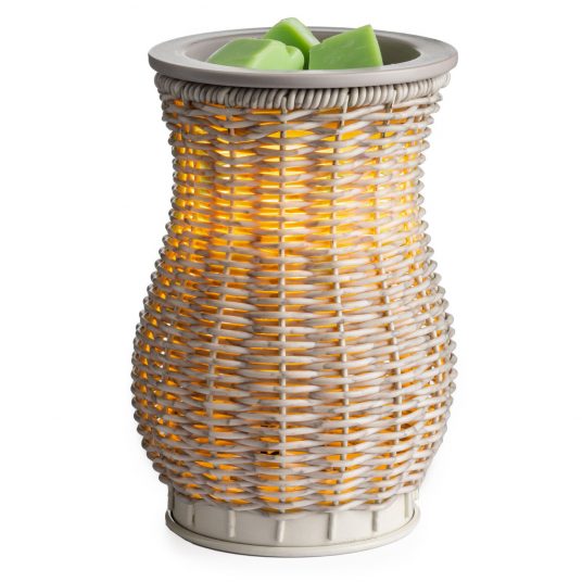 Wax Warmer - Graywash Wicker Illumination