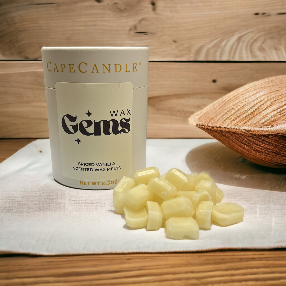 Spiced Vanilla 8.5oz Wax Gems by Cape Candle