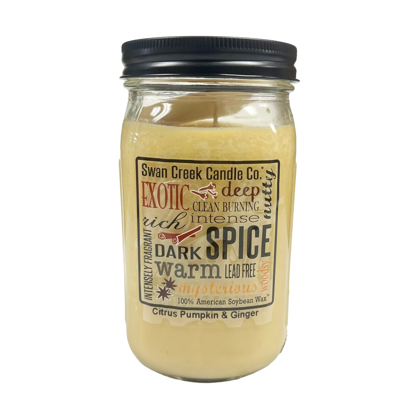 Citrus Pumpkin & Ginger 24oz Pantry Jar by Swan Creek Candle