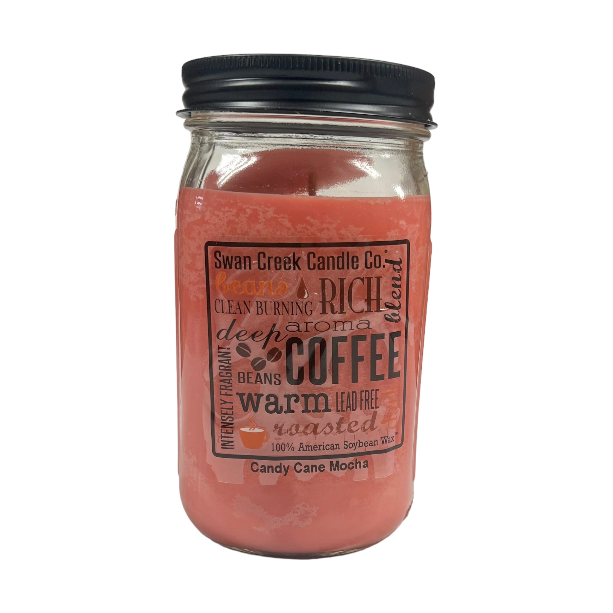 Candy Cane Mocha 24oz Pantry Jar by Swan Creek Candle