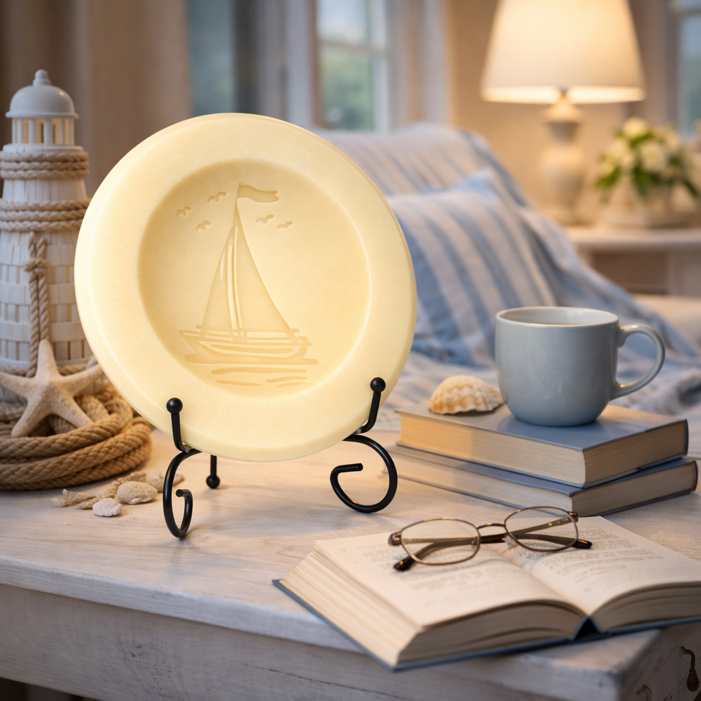 Lemongrass & Citrus Scented Vessel - Sailboat