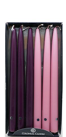 Advent 10" Handipt Colonial Candle