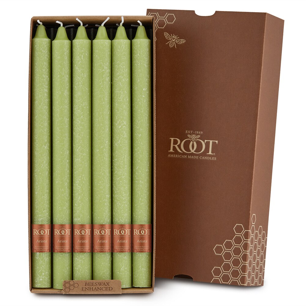 Root Candles - 12" Arista™ Timberline Dinner Candle - Willow Box of 12