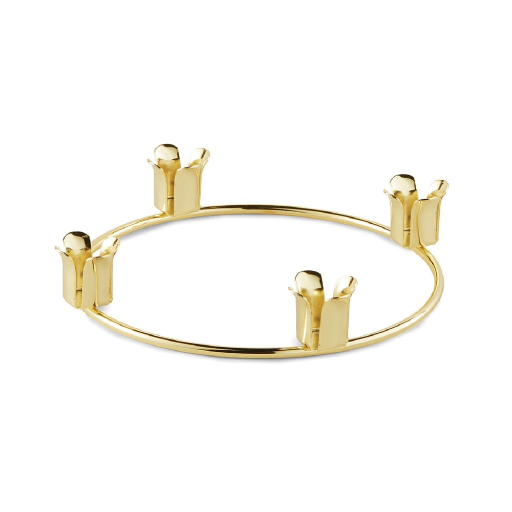 Advent Candle Holder Brass