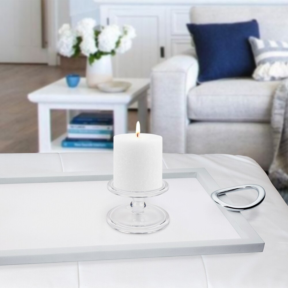 White: 3X3 Timberline™ Pillar Candle by Root Candles