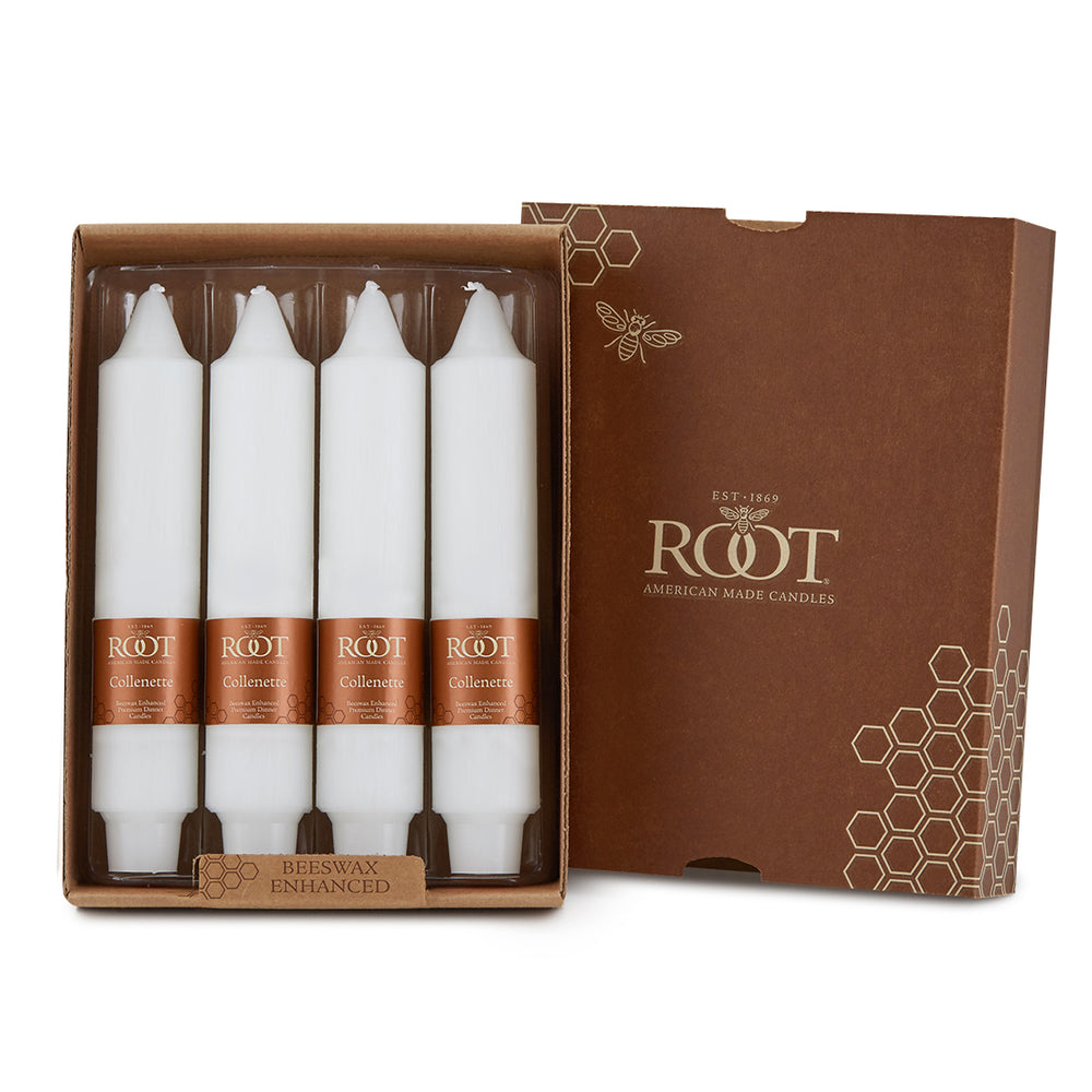 White: 7" Smooth Collenette (Box of 4) by Root