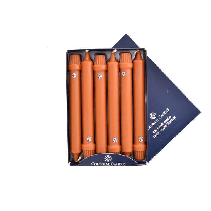 Amber 8" Classic Colonial Candle
