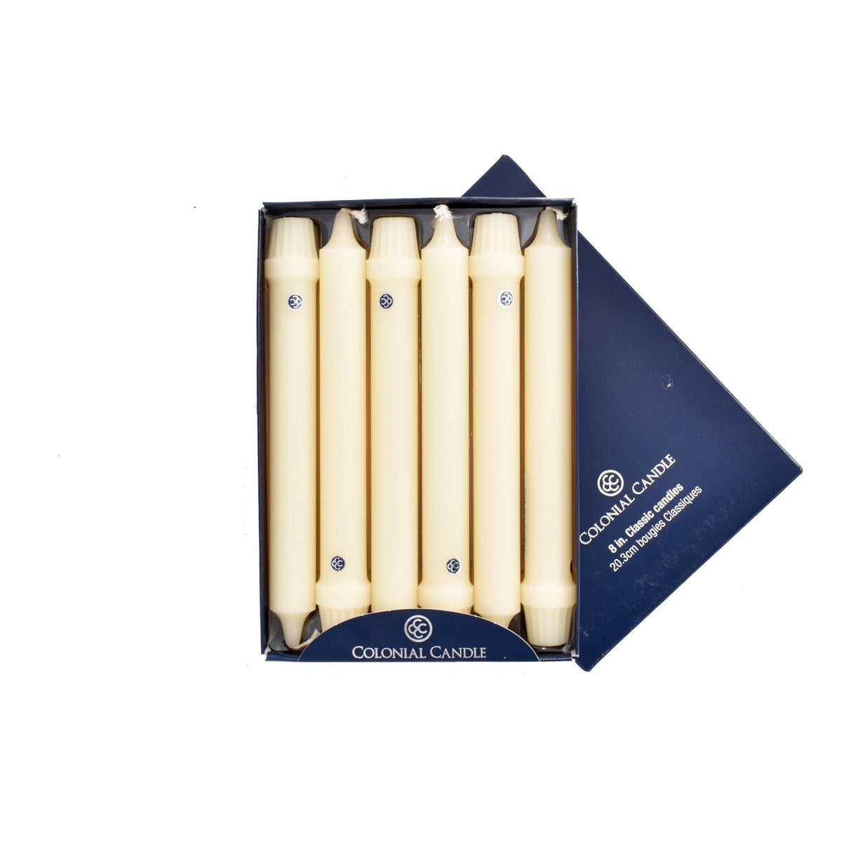 Colonial Candle Ivory 8 Inch Classics