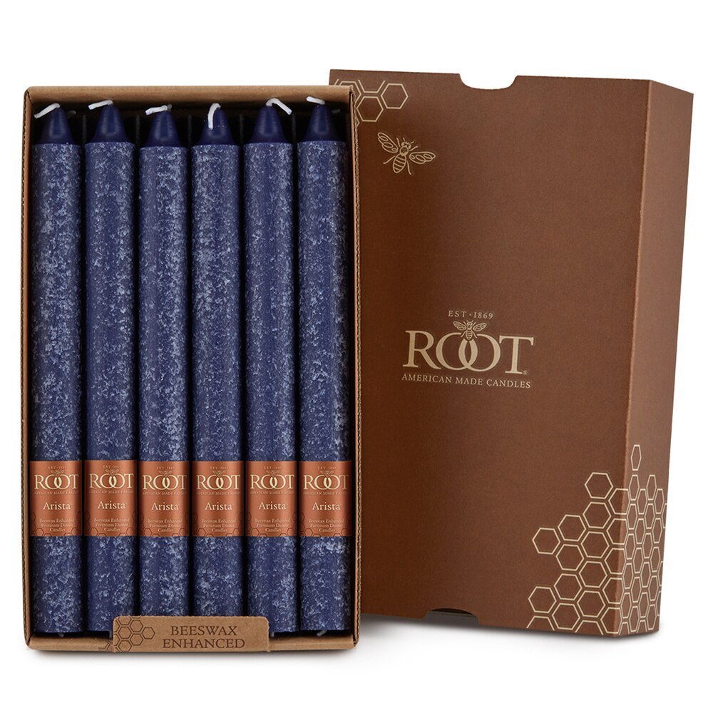 Root Candles - 9" Arista™ Timberline Dinner Candle - Abyss Box of 12