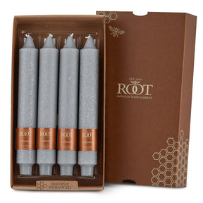 Root Candles - 9" Timberline™ Collenette - Platinum Box of 4