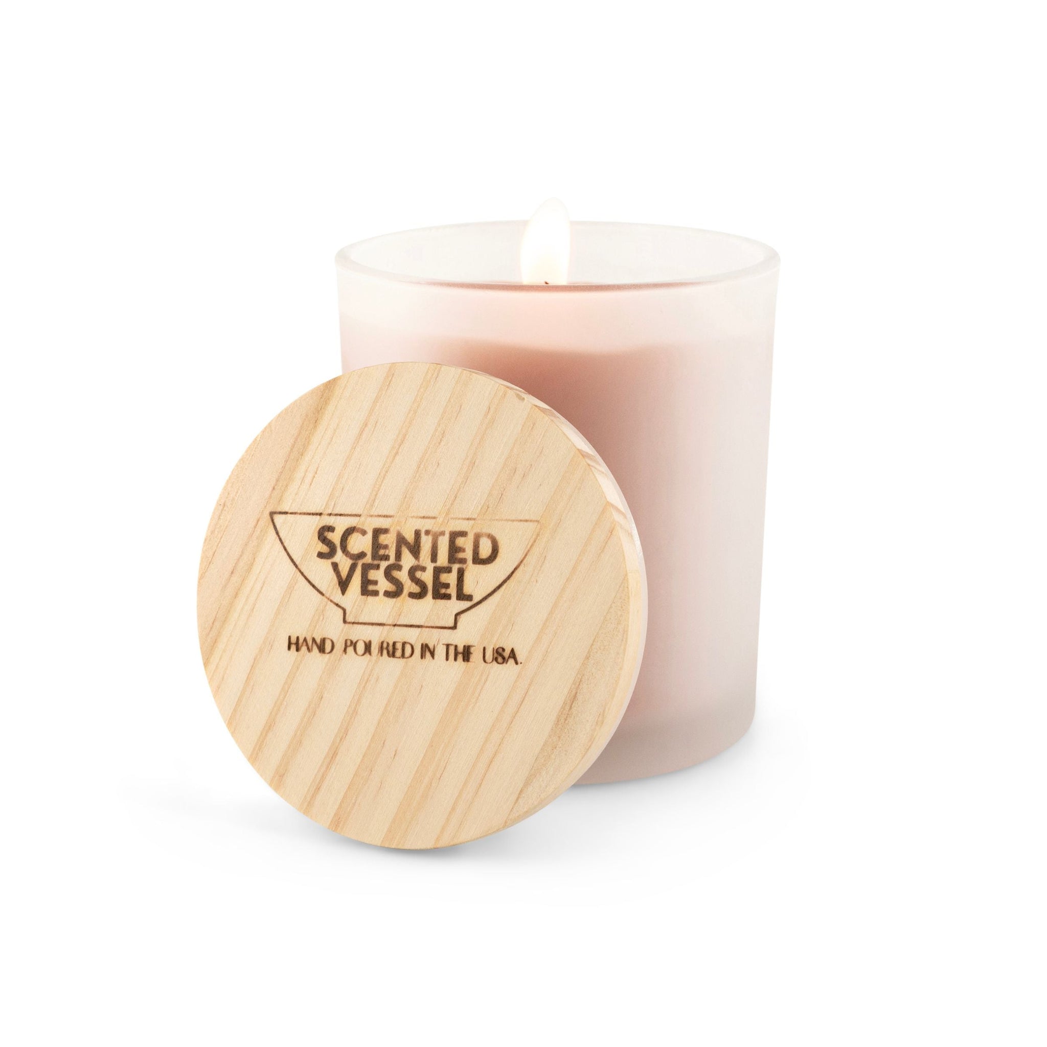 Cinnamon Sticks 7.5oz Frosted Jar Candle by Scented Vessel