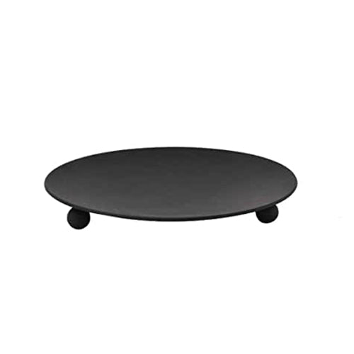 Plate Candle Holder (Black)