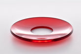 Bobeche - SET OF 2 Red Glass 2.75 Inch